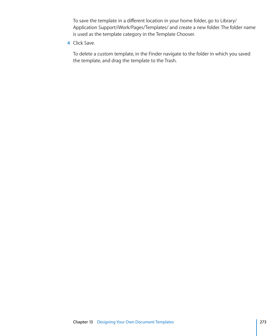 Apple Pages '09 User Manual | Page 273 / 279