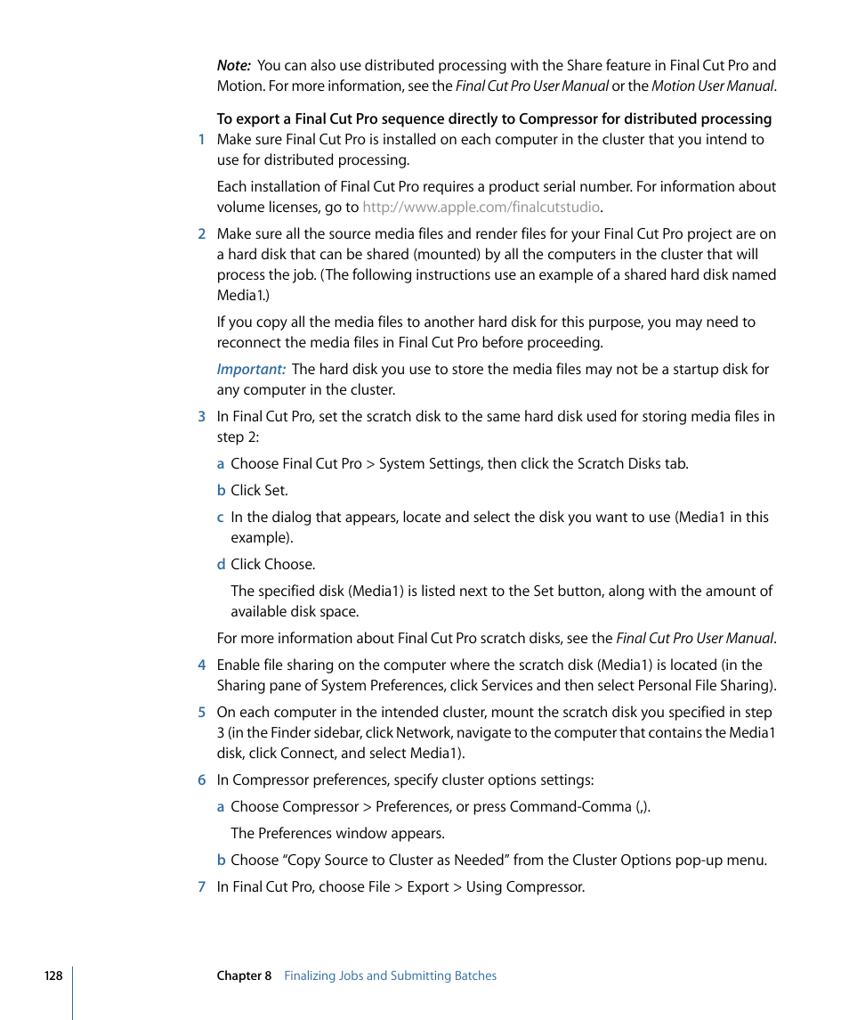 Apple Compressor 3 User Manual | Page 128 / 368