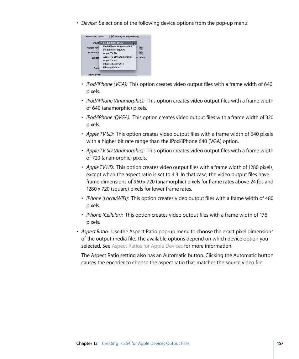 Apple Compressor 3 User Manual | Page 157 / 368