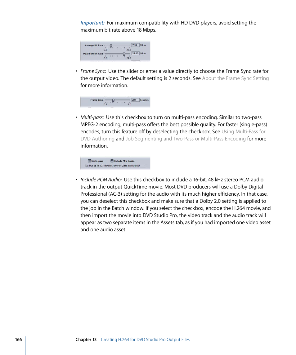 Apple Compressor 3 User Manual | Page 166 / 368