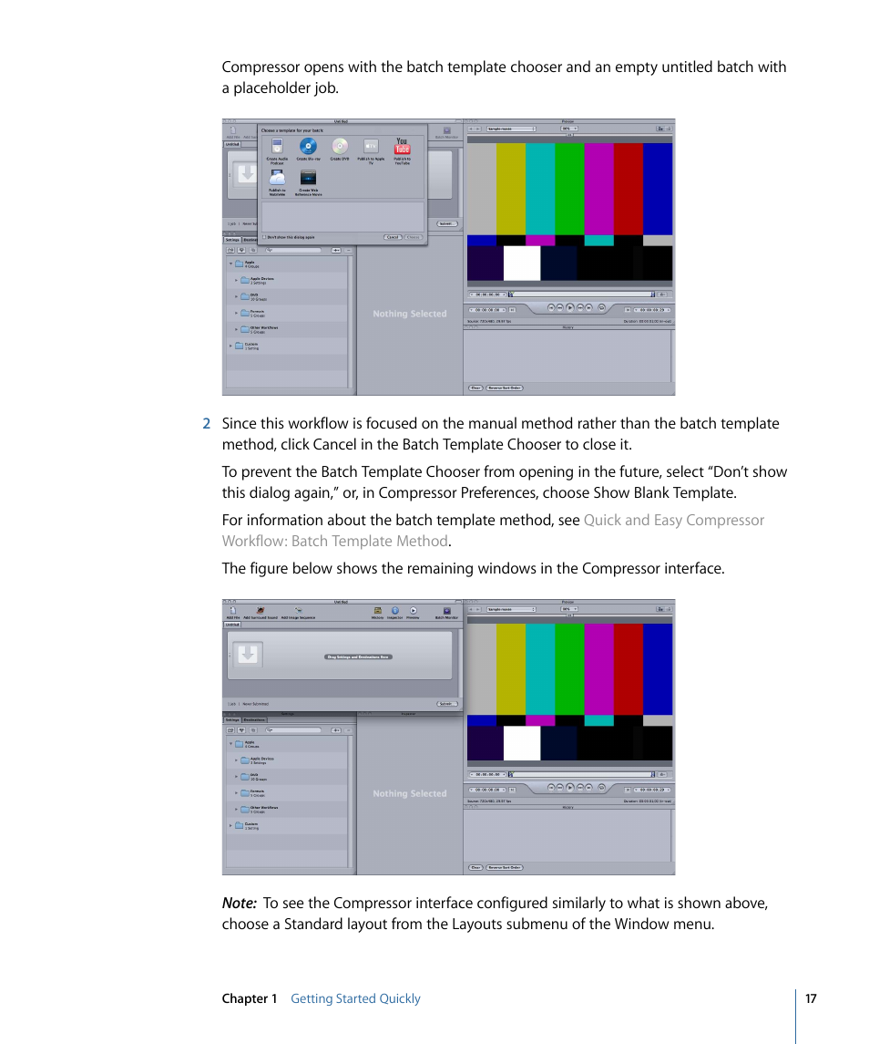 Apple Compressor 3 User Manual | Page 17 / 368