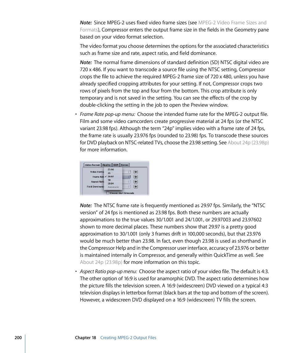 Apple Compressor 3 User Manual | Page 200 / 368