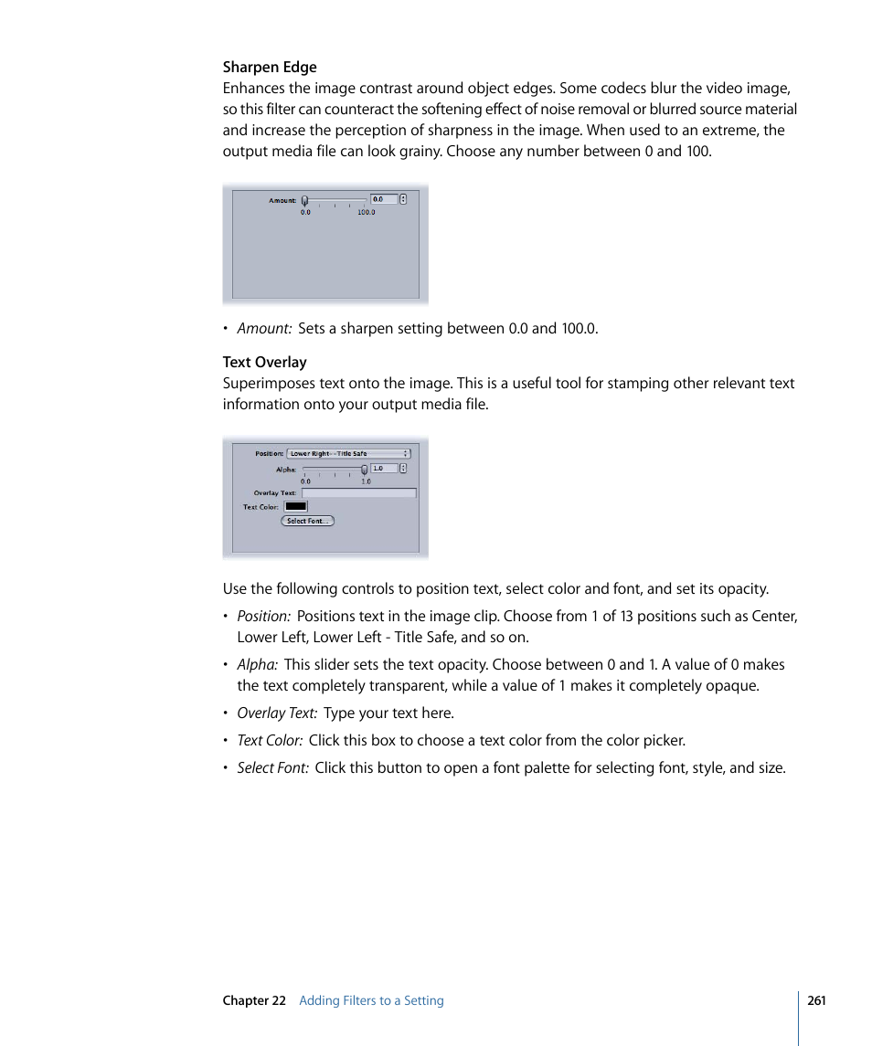 Apple Compressor 3 User Manual | Page 261 / 368