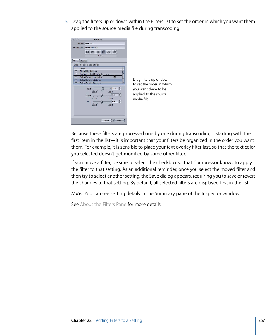 Apple Compressor 3 User Manual | Page 267 / 368