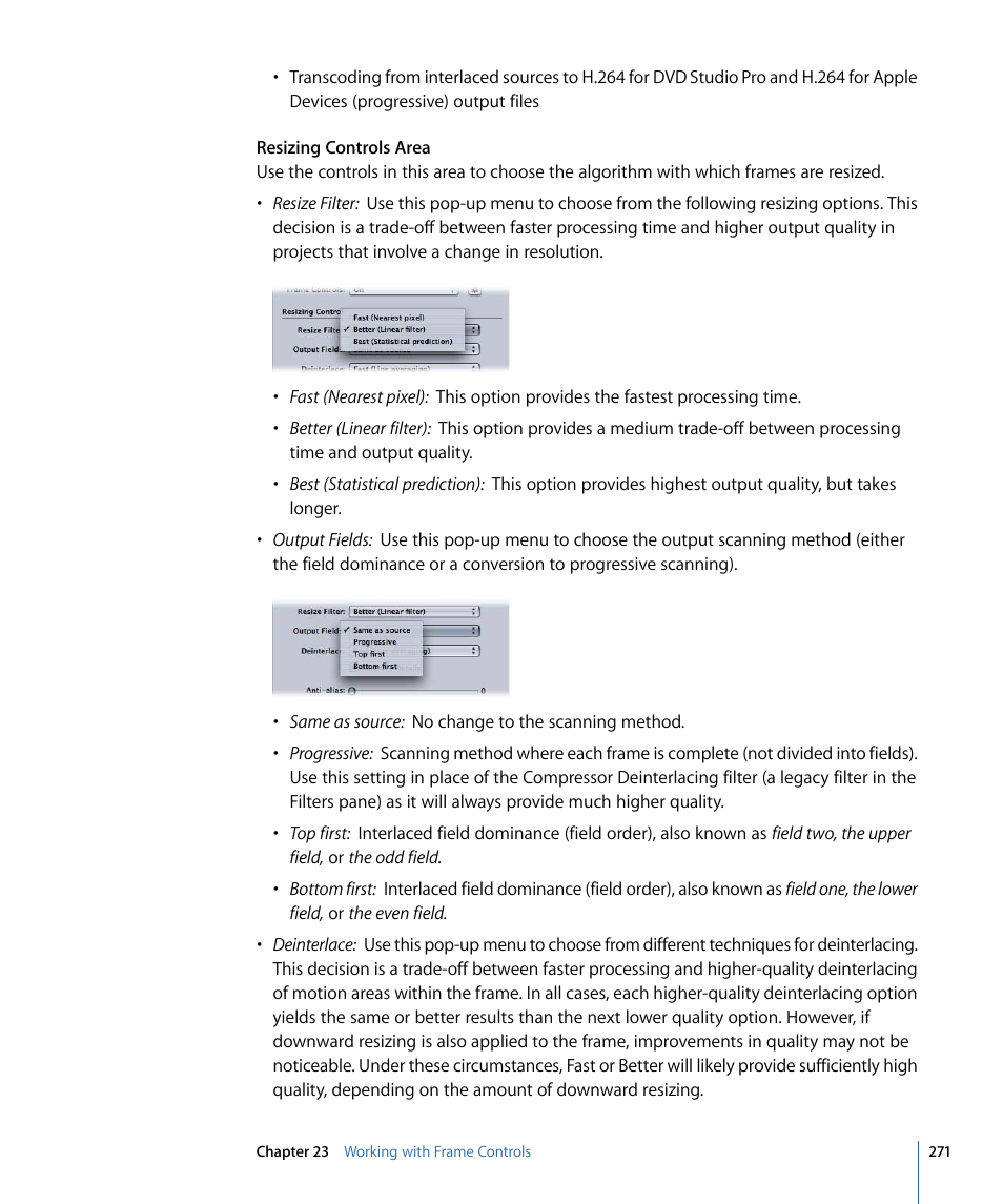 Apple Compressor 3 User Manual | Page 271 / 368