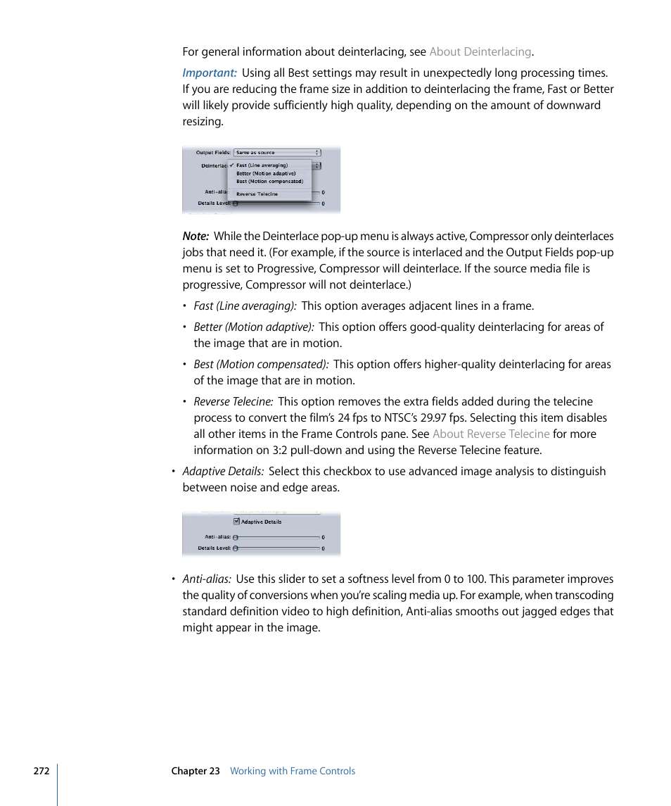 Apple Compressor 3 User Manual | Page 272 / 368