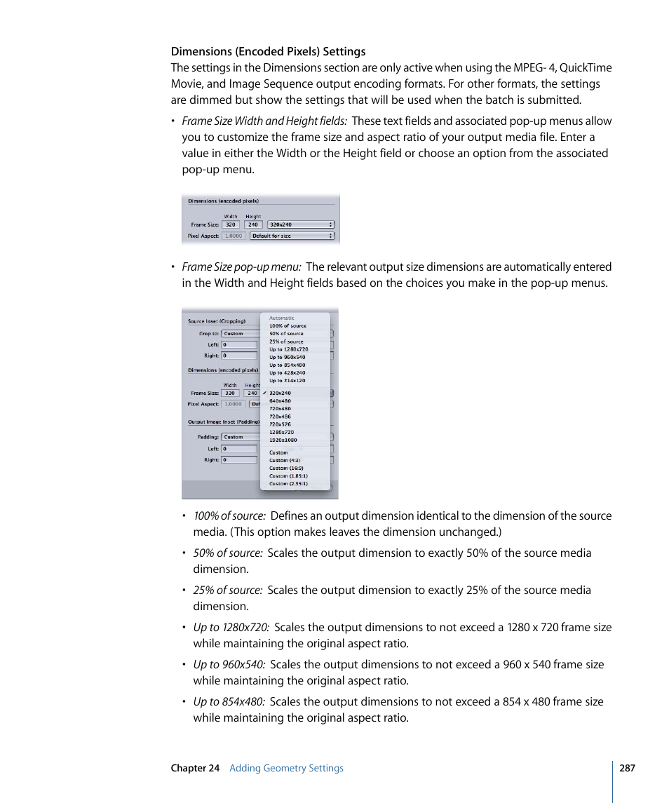 Apple Compressor 3 User Manual | Page 287 / 368