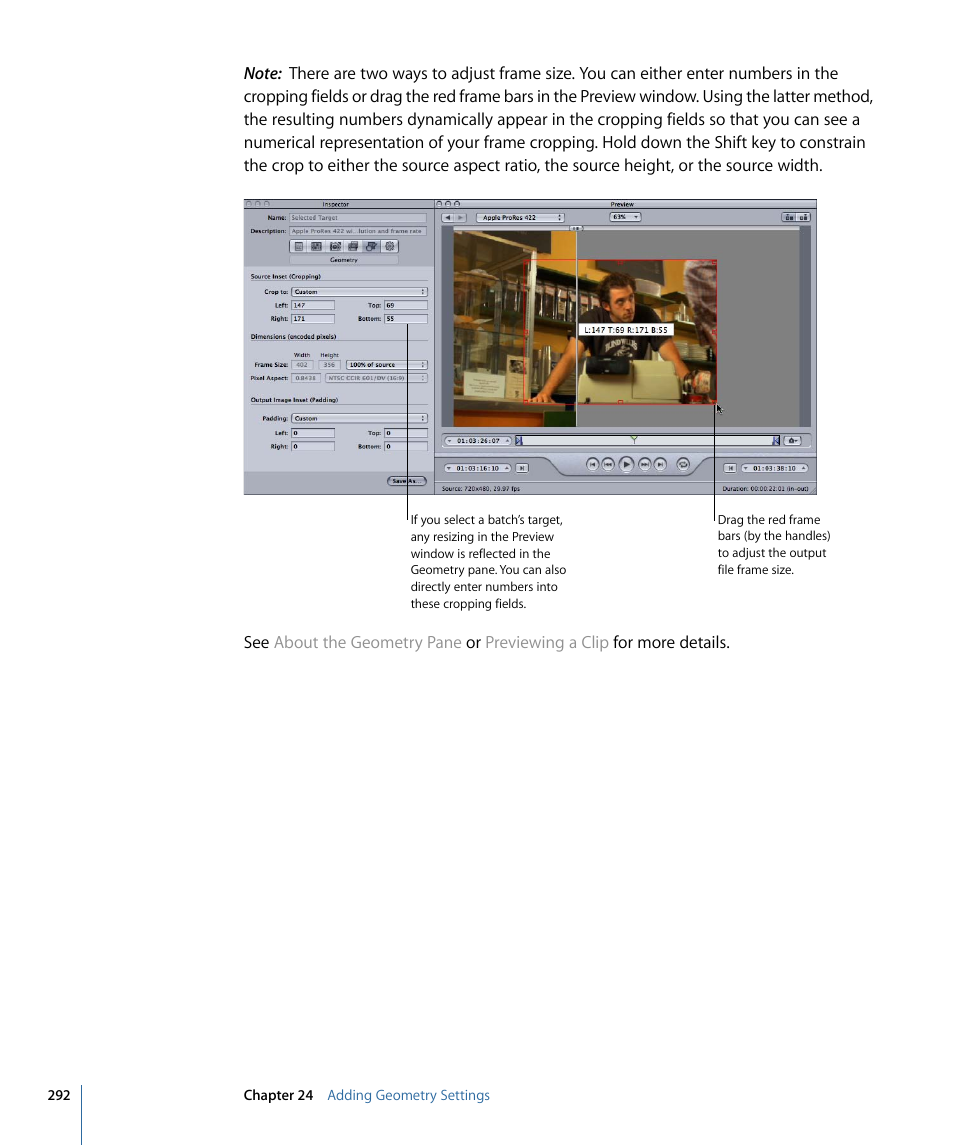 Apple Compressor 3 User Manual | Page 292 / 368