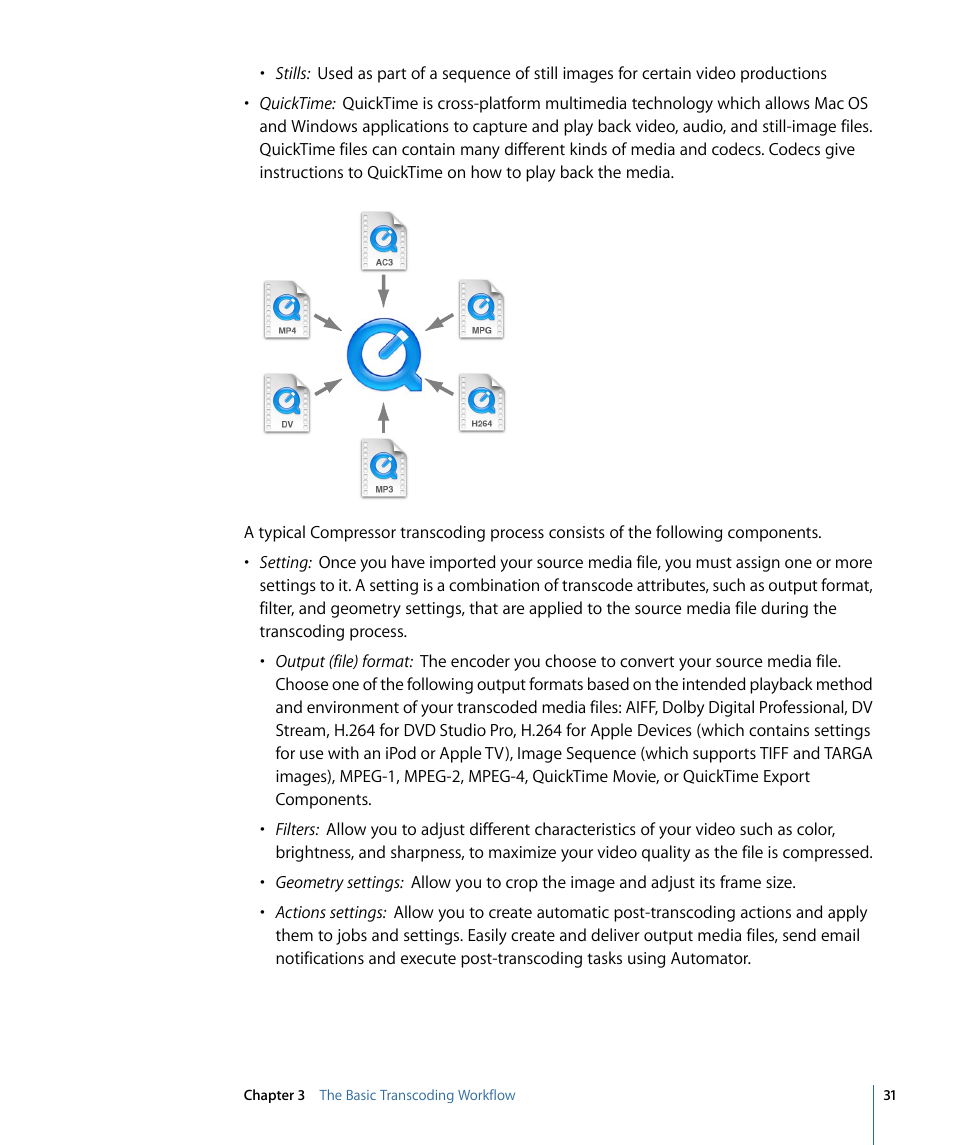 Apple Compressor 3 User Manual | Page 31 / 368