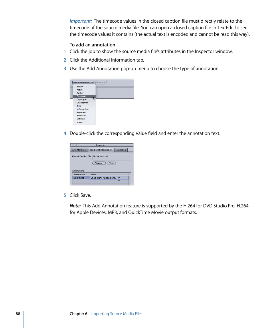 Apple Compressor 3 User Manual | Page 88 / 368