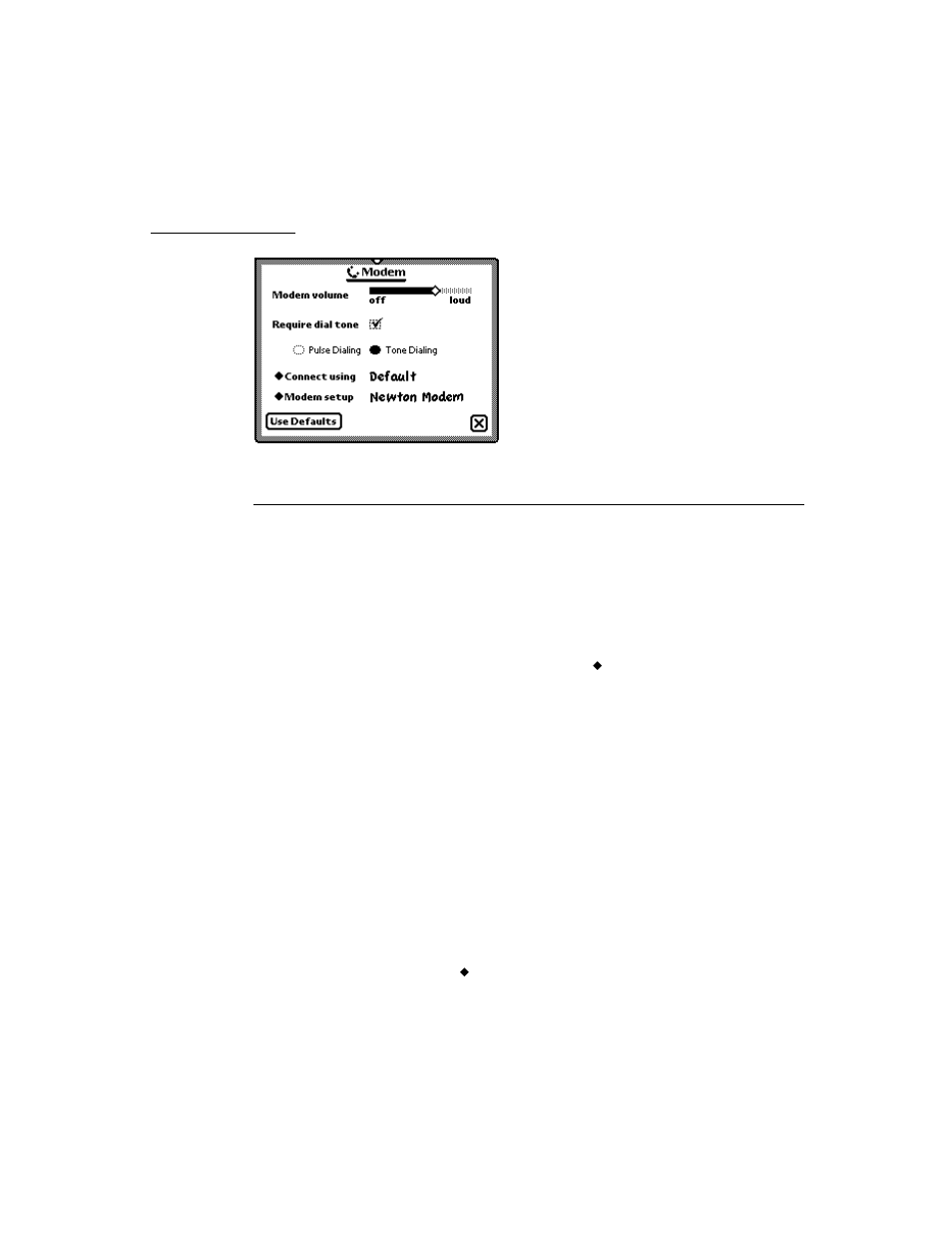 The modem setup process 25 | Apple Newton Programmer’s Newton 2.0 (for Newton 2.0) User Manual | Page 883 / 942