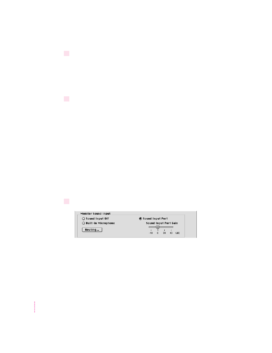 Routing monitor sound | Apple AppleVision monitors (OS 7.1) User Manual | Page 18 / 68