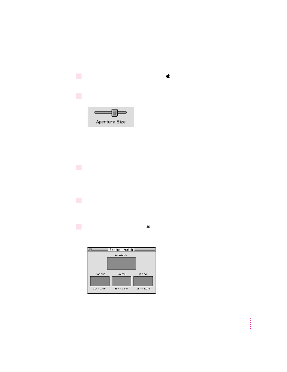 Identifying a pantone color | Apple AppleVision monitors (OS 7.1) User Manual | Page 61 / 68