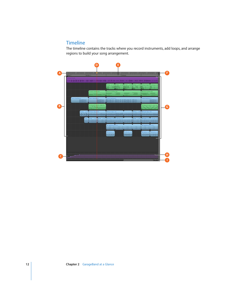 Timeline | Apple GarageBand '09 User Manual | Page 12 / 122