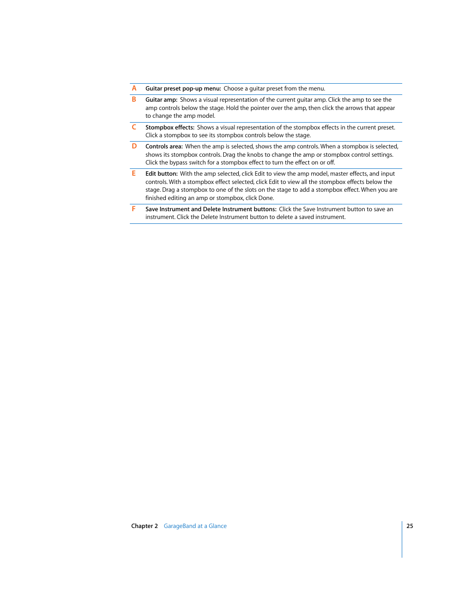 Apple GarageBand '09 User Manual | Page 25 / 122