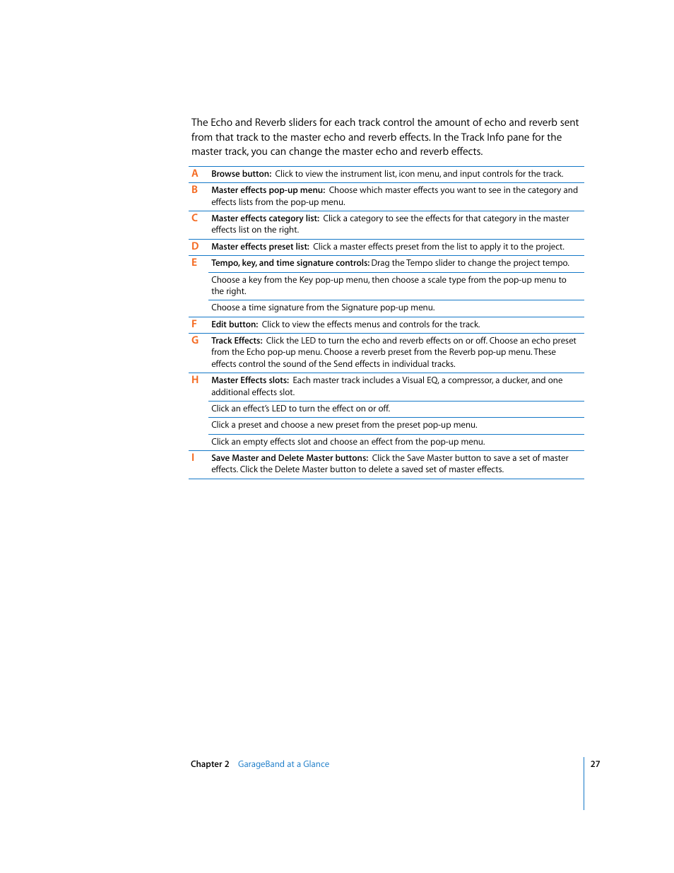 Apple GarageBand '09 User Manual | Page 27 / 122