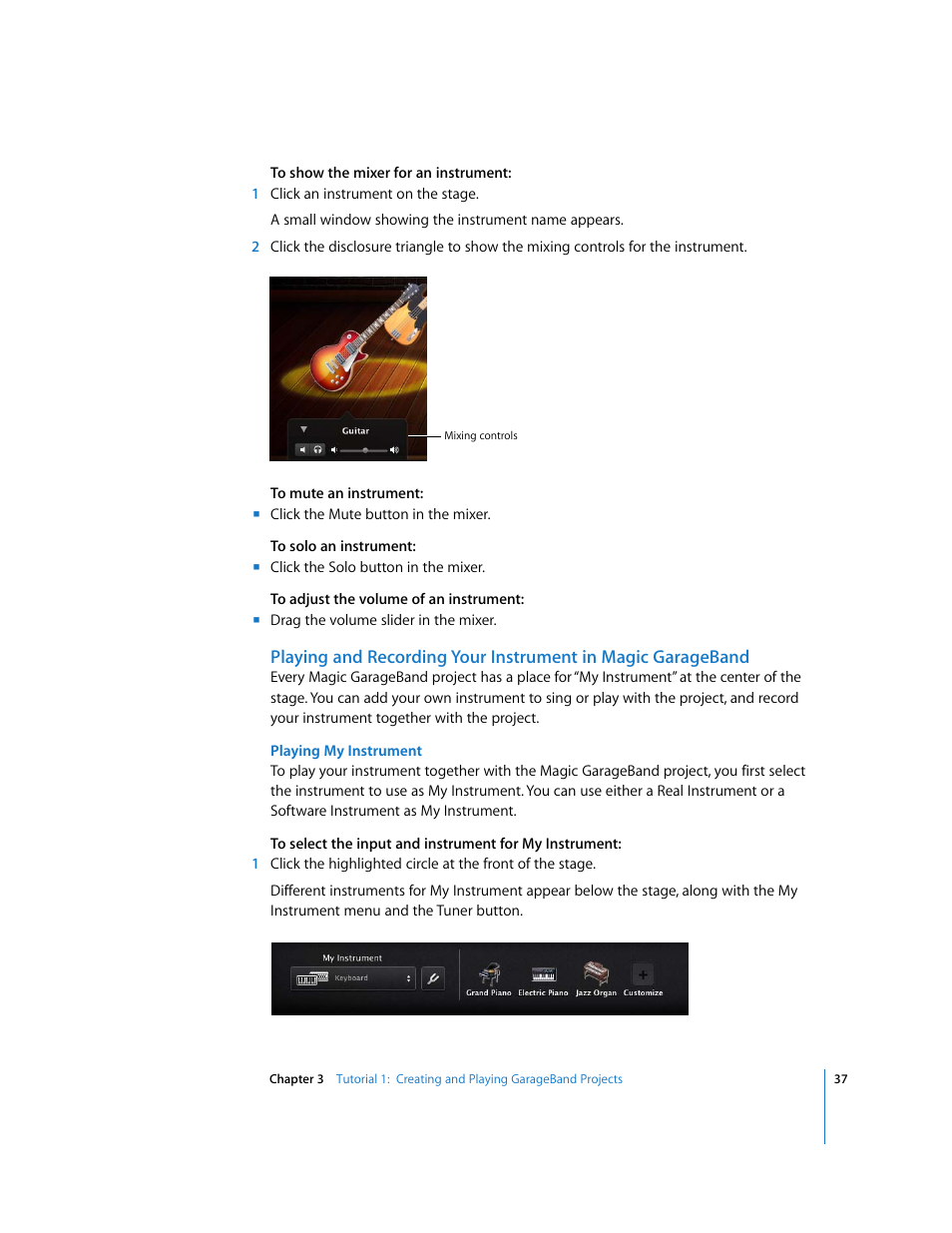 Apple GarageBand '09 User Manual | Page 37 / 122
