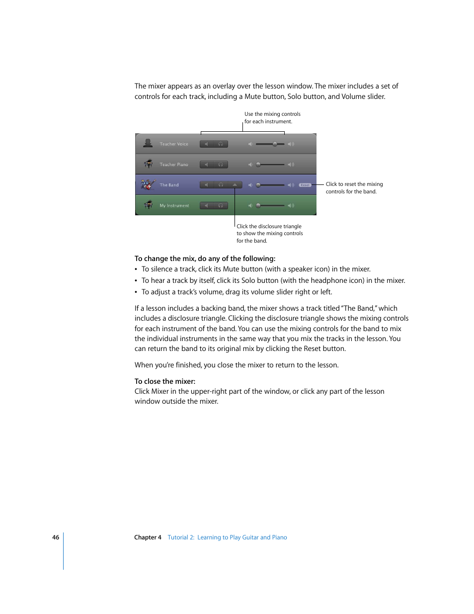 Apple GarageBand '09 User Manual | Page 46 / 122