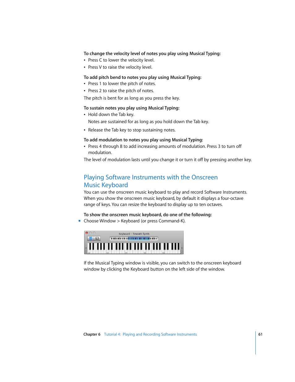Apple GarageBand '09 User Manual | Page 61 / 122