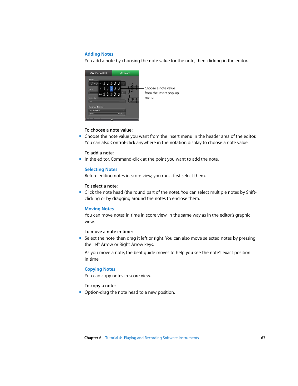 Apple GarageBand '09 User Manual | Page 67 / 122