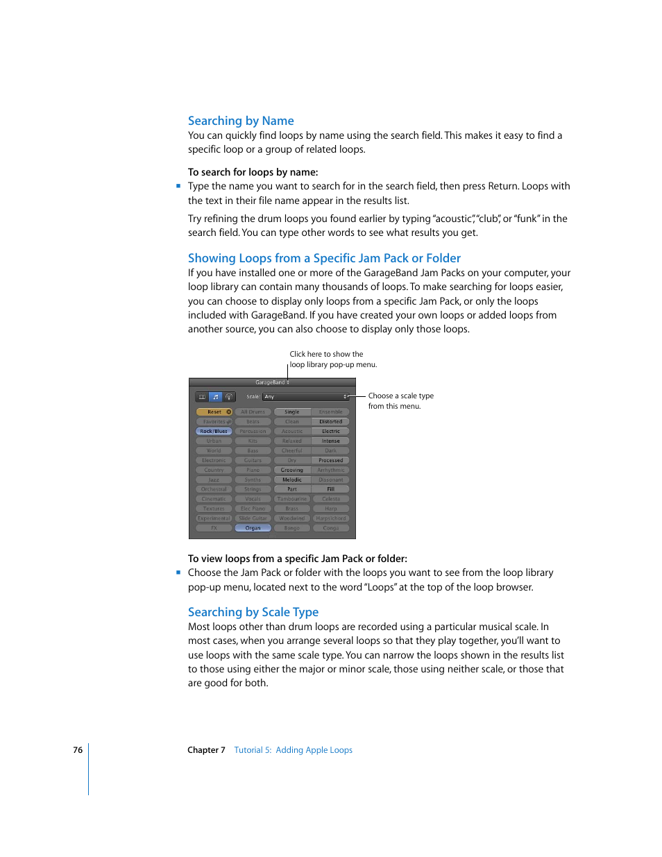 Apple GarageBand '09 User Manual | Page 76 / 122