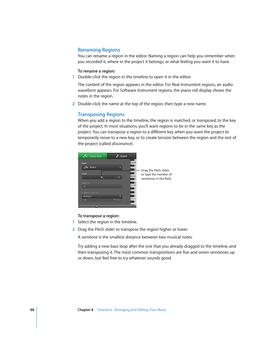 Apple GarageBand '09 User Manual | Page 88 / 122