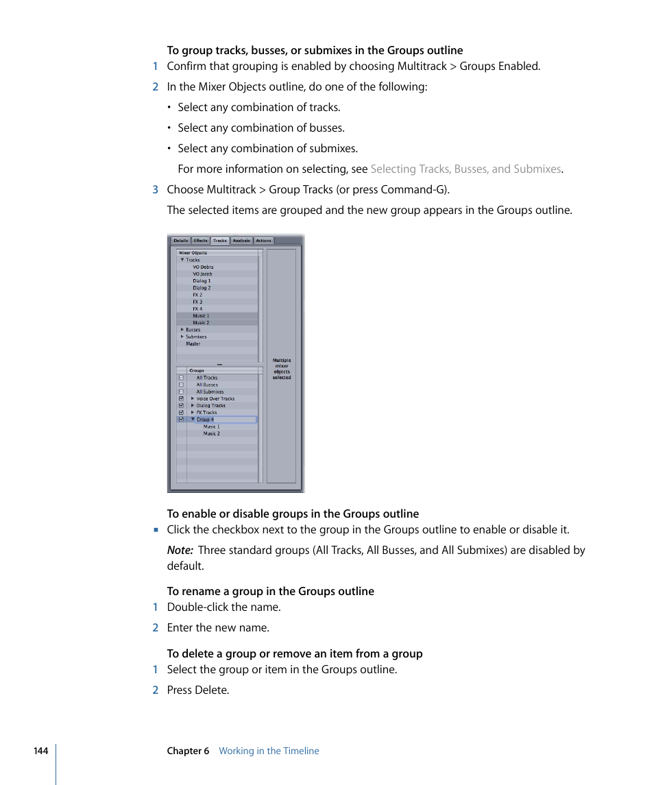 Apple Soundtrack Pro 3 User Manual | Page 144 / 542