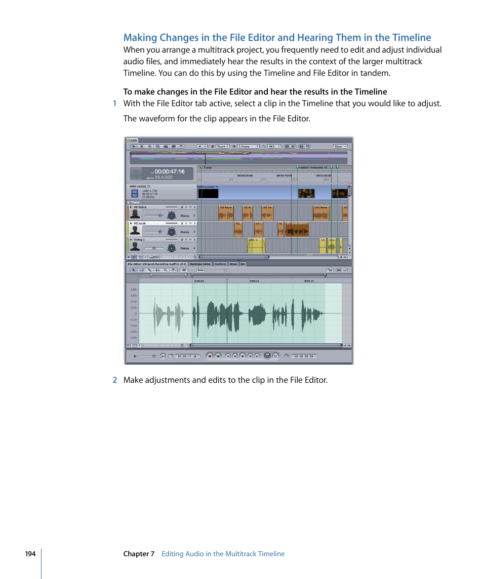 Apple Soundtrack Pro 3 User Manual | Page 194 / 542