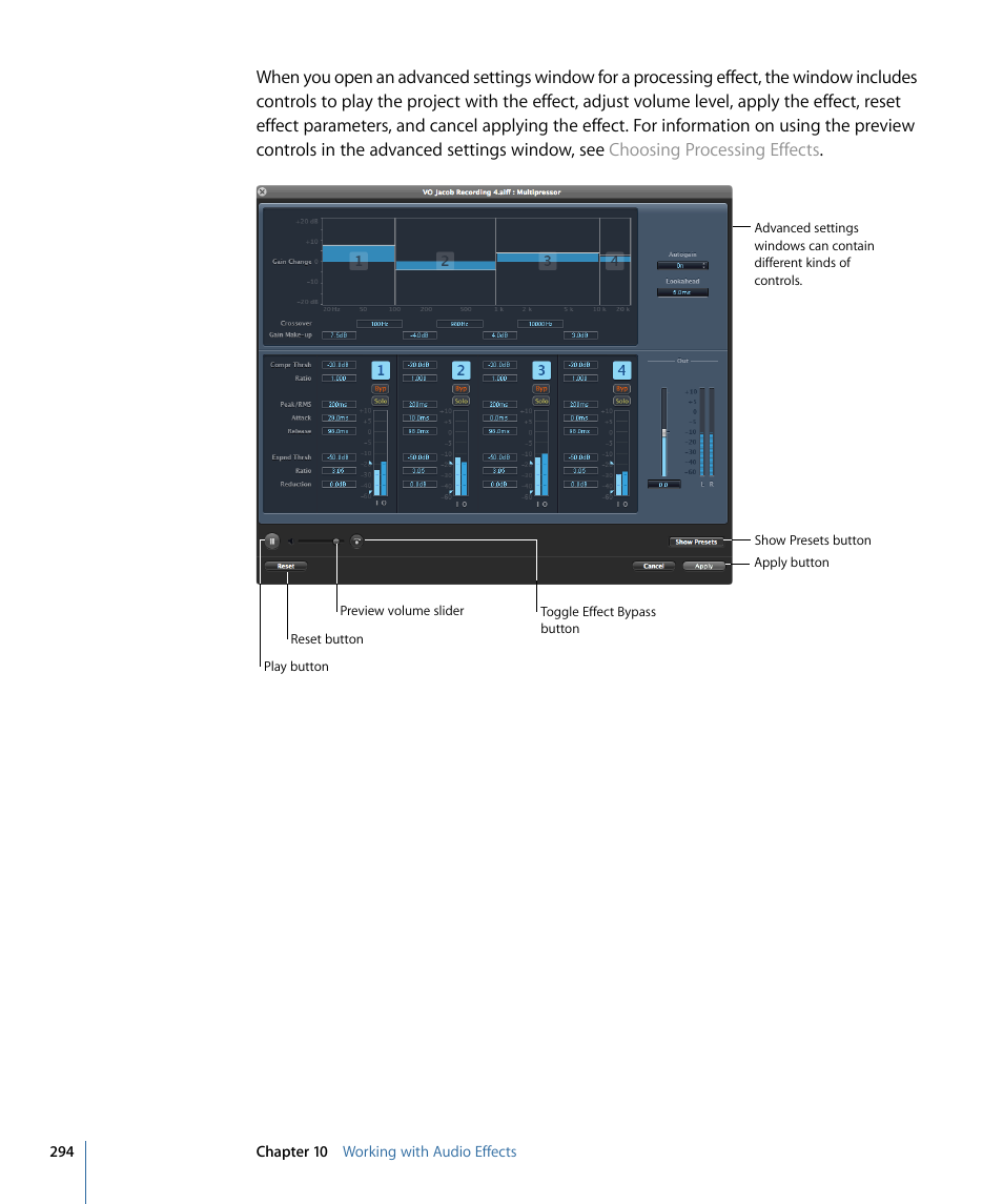 Apple Soundtrack Pro 3 User Manual | Page 294 / 542