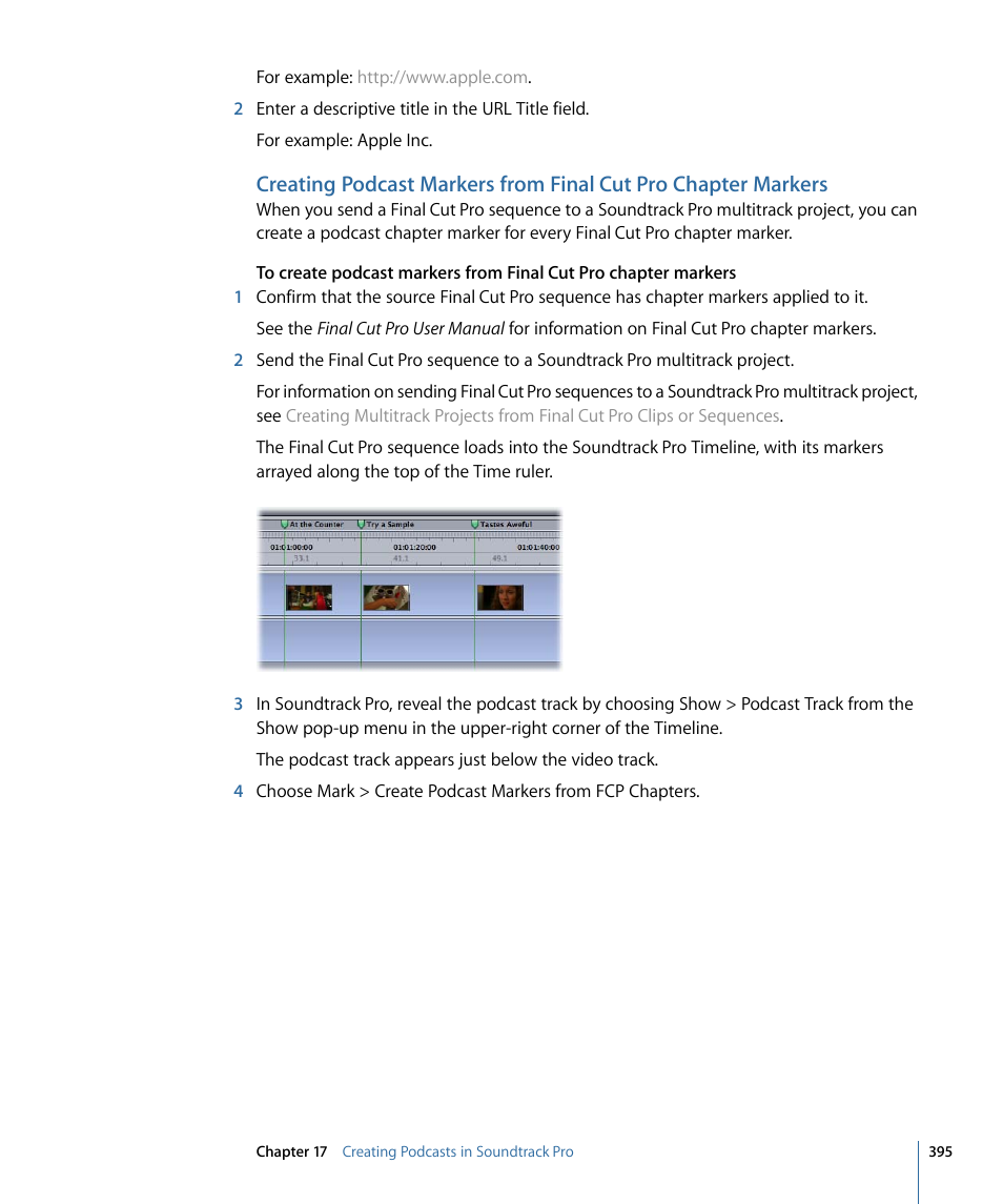 Apple Soundtrack Pro 3 User Manual | Page 395 / 542