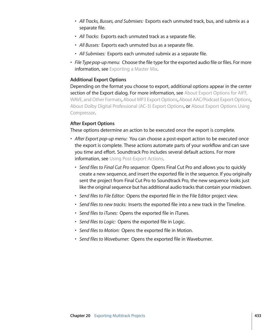 Apple Soundtrack Pro 3 User Manual | Page 433 / 542