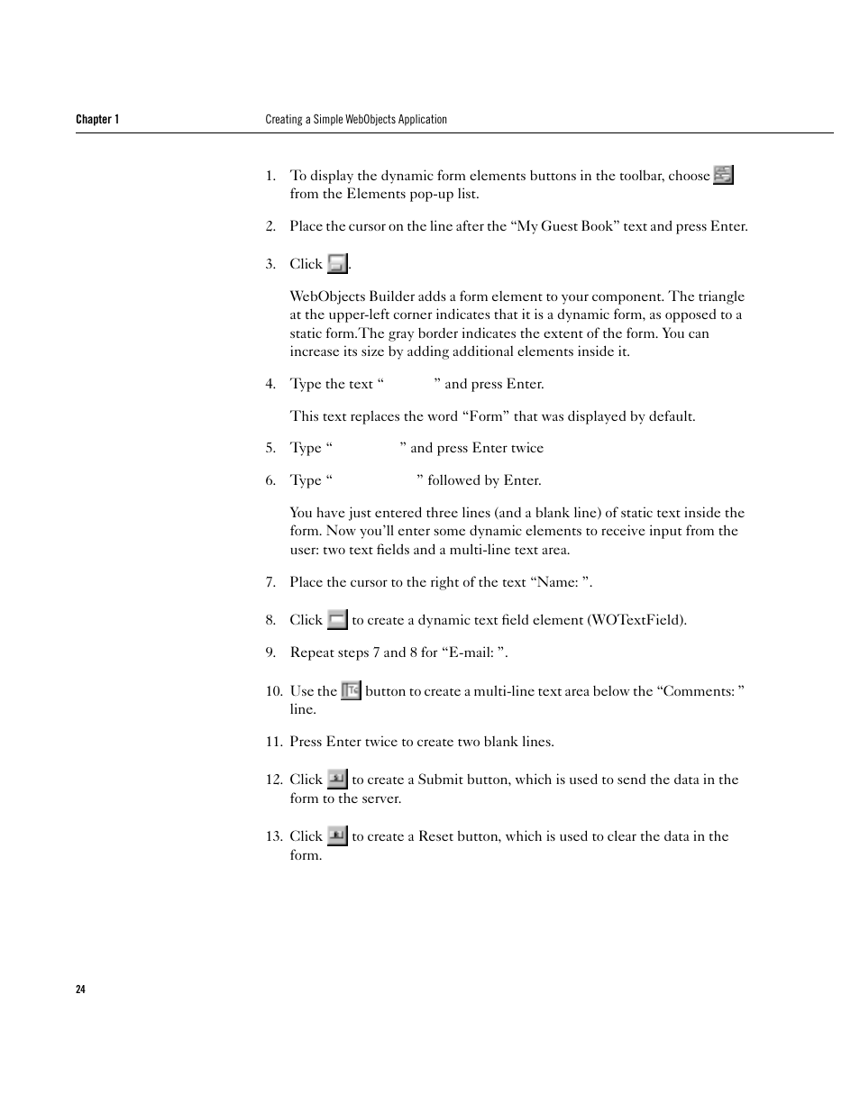 Apple WebObjects 3.5 User Manual | Page 24 / 120