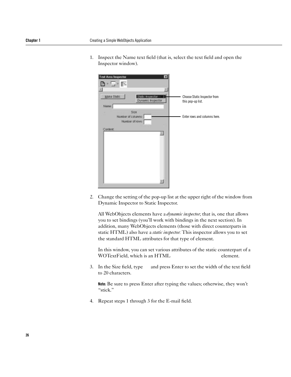 Apple WebObjects 3.5 User Manual | Page 26 / 120