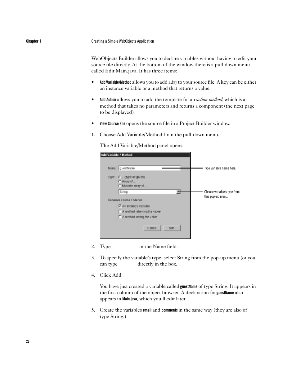 Apple WebObjects 3.5 User Manual | Page 28 / 120