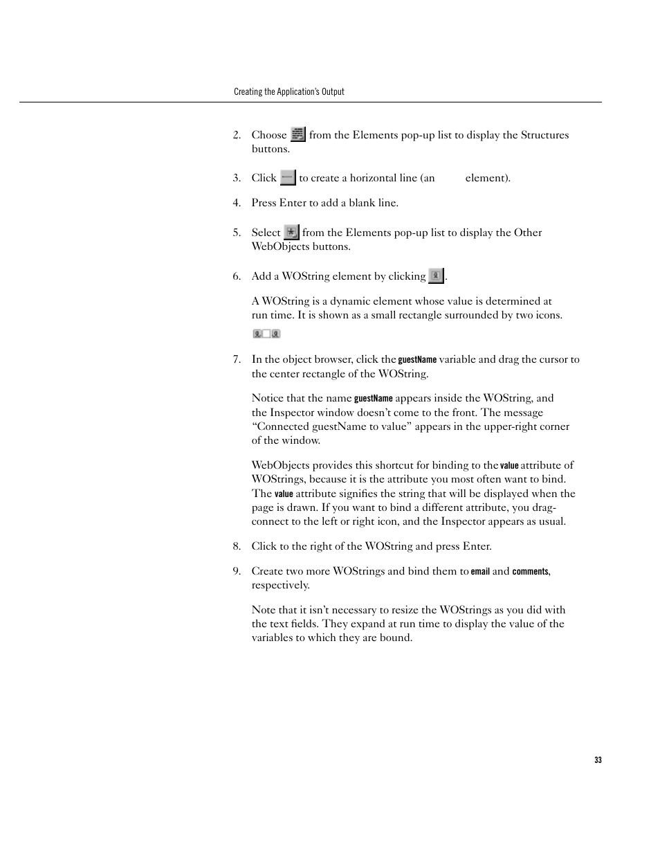 Apple WebObjects 3.5 User Manual | Page 33 / 120