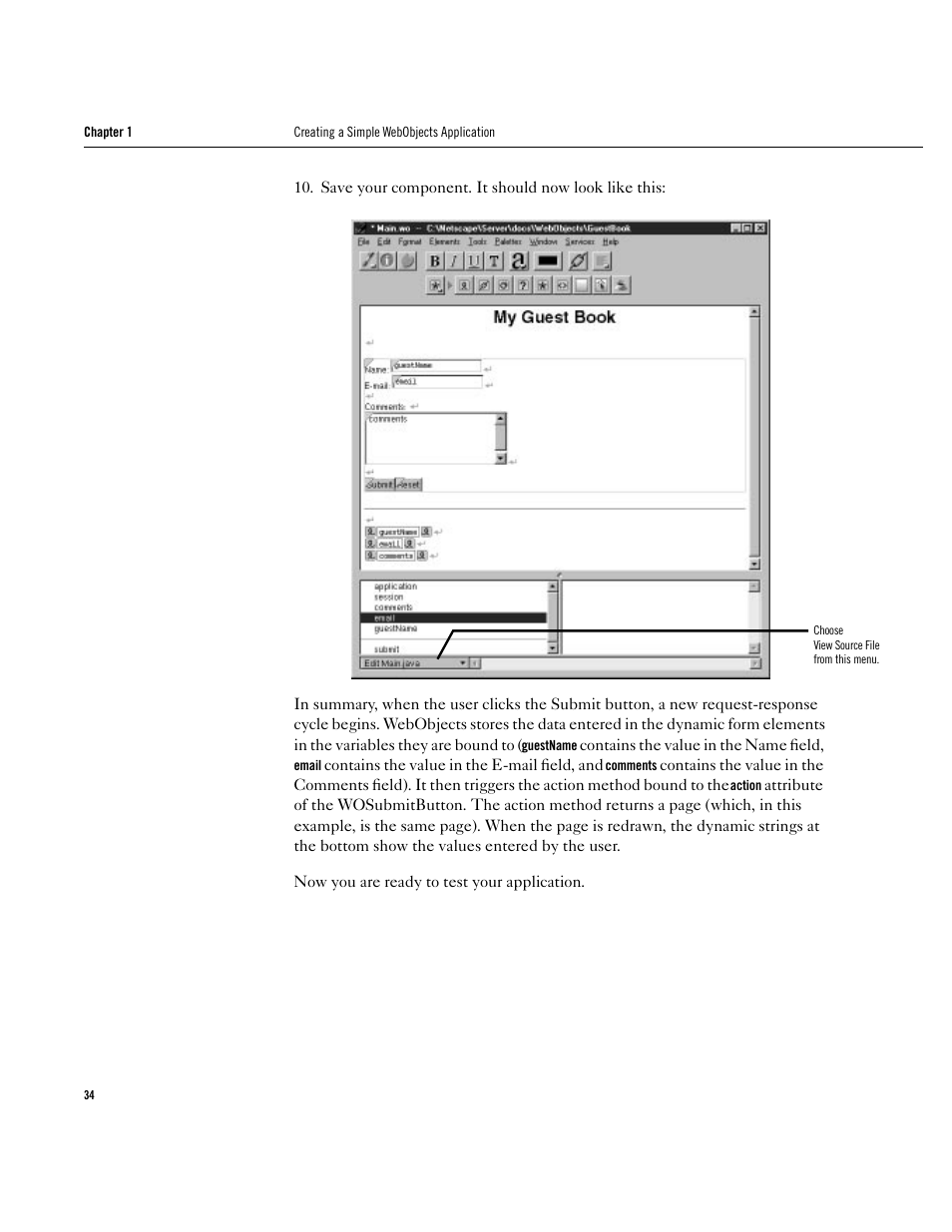 Apple WebObjects 3.5 User Manual | Page 34 / 120