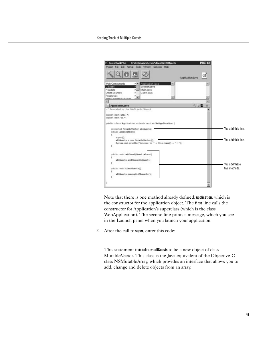 Apple WebObjects 3.5 User Manual | Page 49 / 120