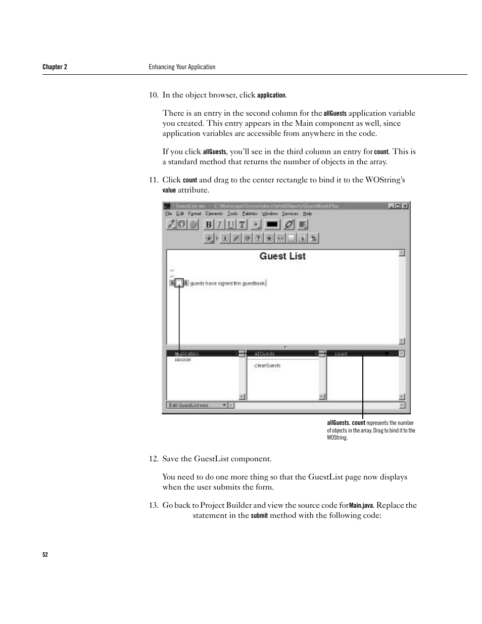 Apple WebObjects 3.5 User Manual | Page 52 / 120