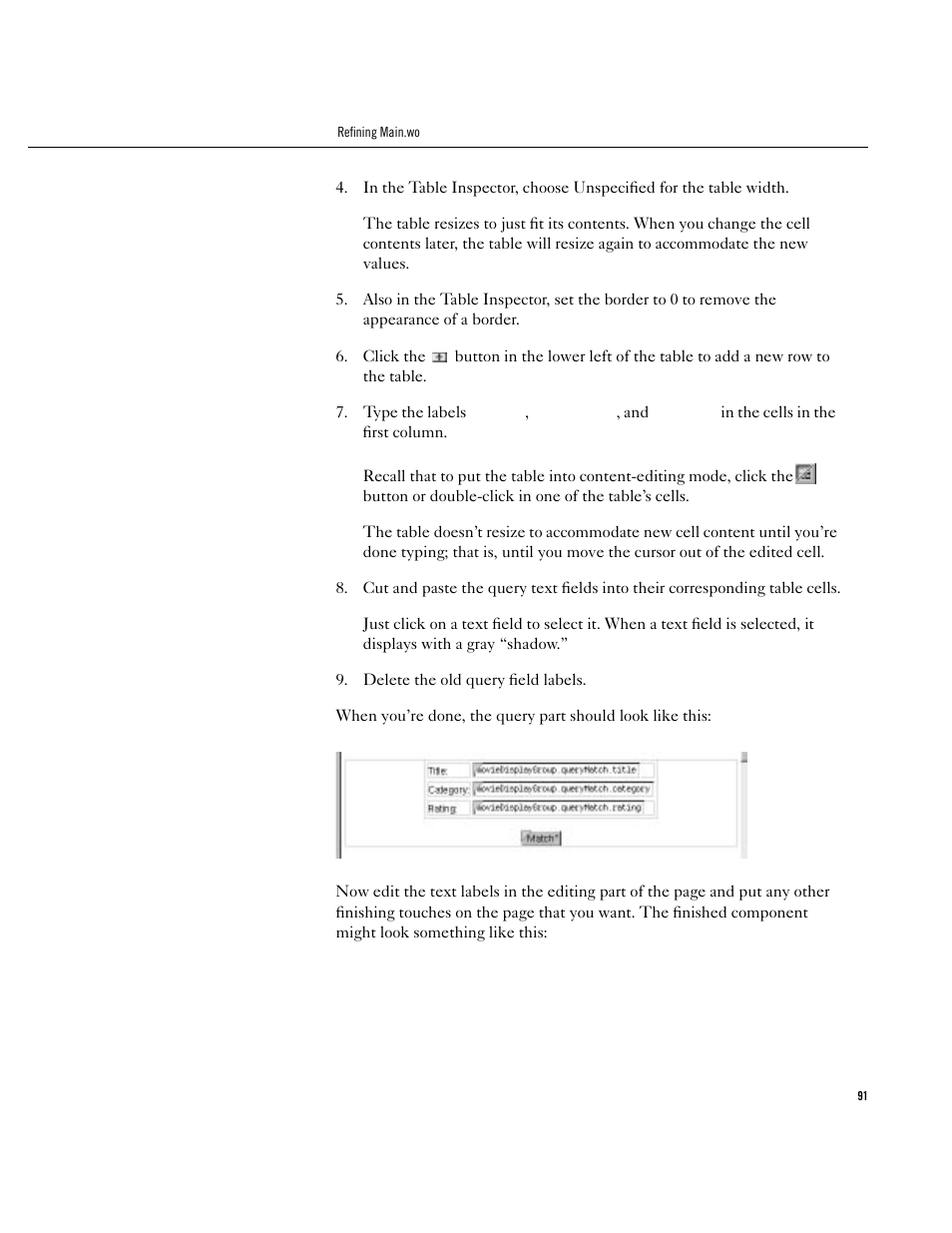 Apple WebObjects 3.5 User Manual | Page 91 / 120
