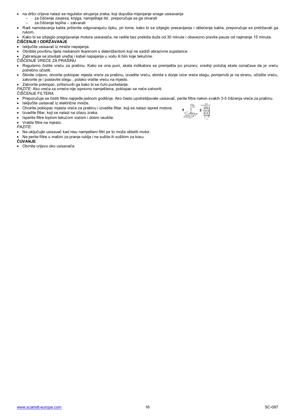 Scarlett SC-087 User Manual | Page 16 / 16