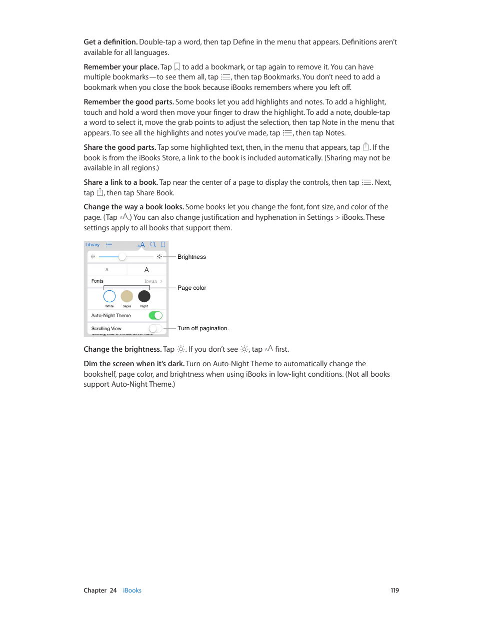 Apple iPhone iOS 8.1 User Manual | Page 119 / 184