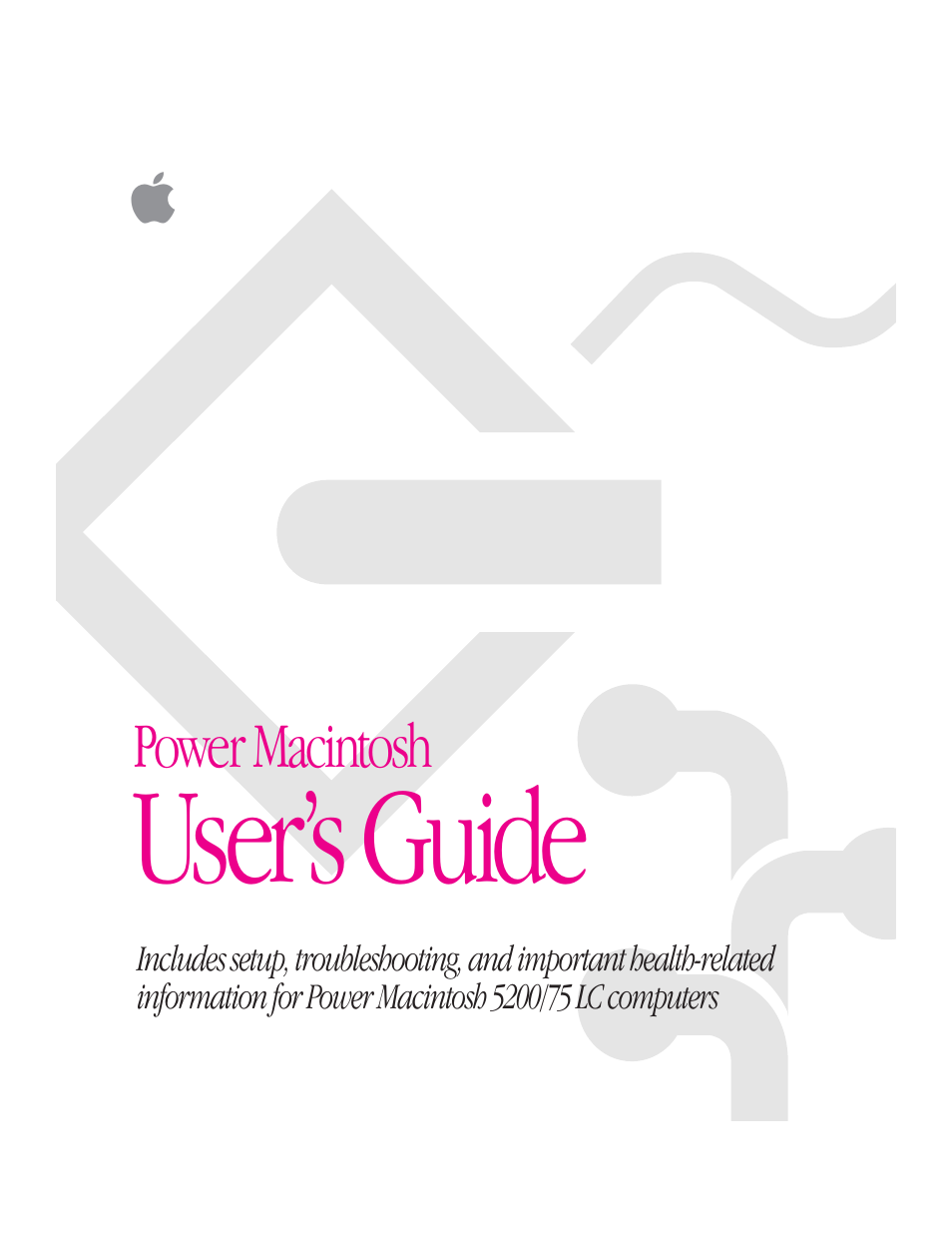 Apple Power Macintosh 5200/75 LC User Manual | 124 pages