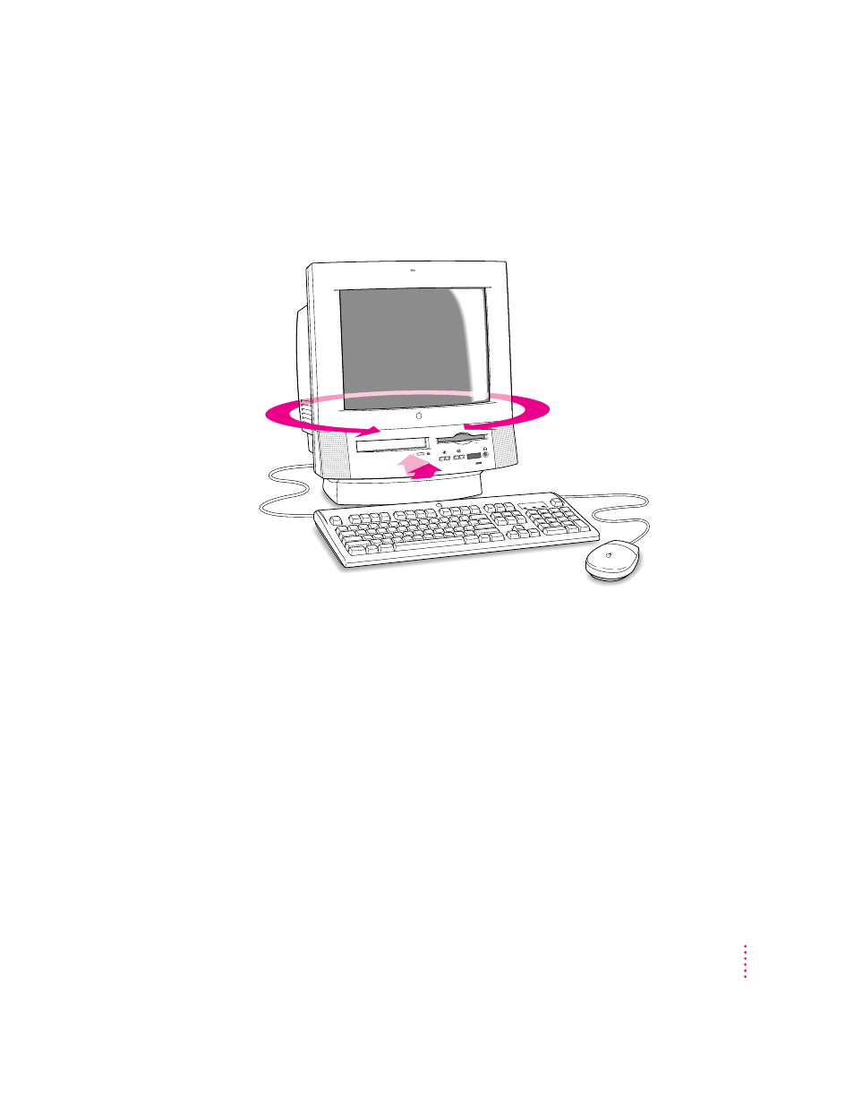 Adjusting the angle of the screen, Connecting other equipment | Apple Power Macintosh 5200/75 LC User Manual | Page 16 / 124