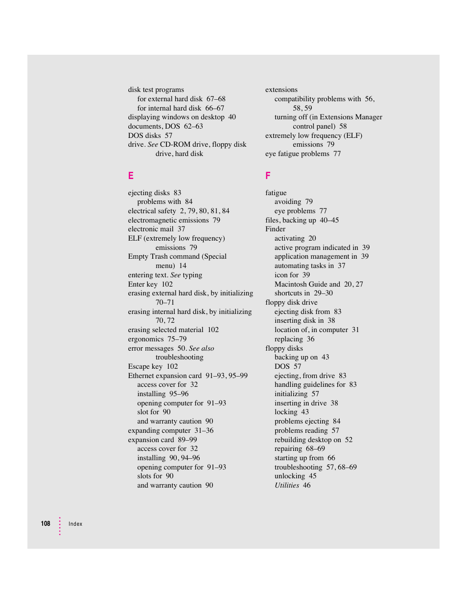 Apple Macintosh Performa 600 Series User Manual | Page 114 / 122