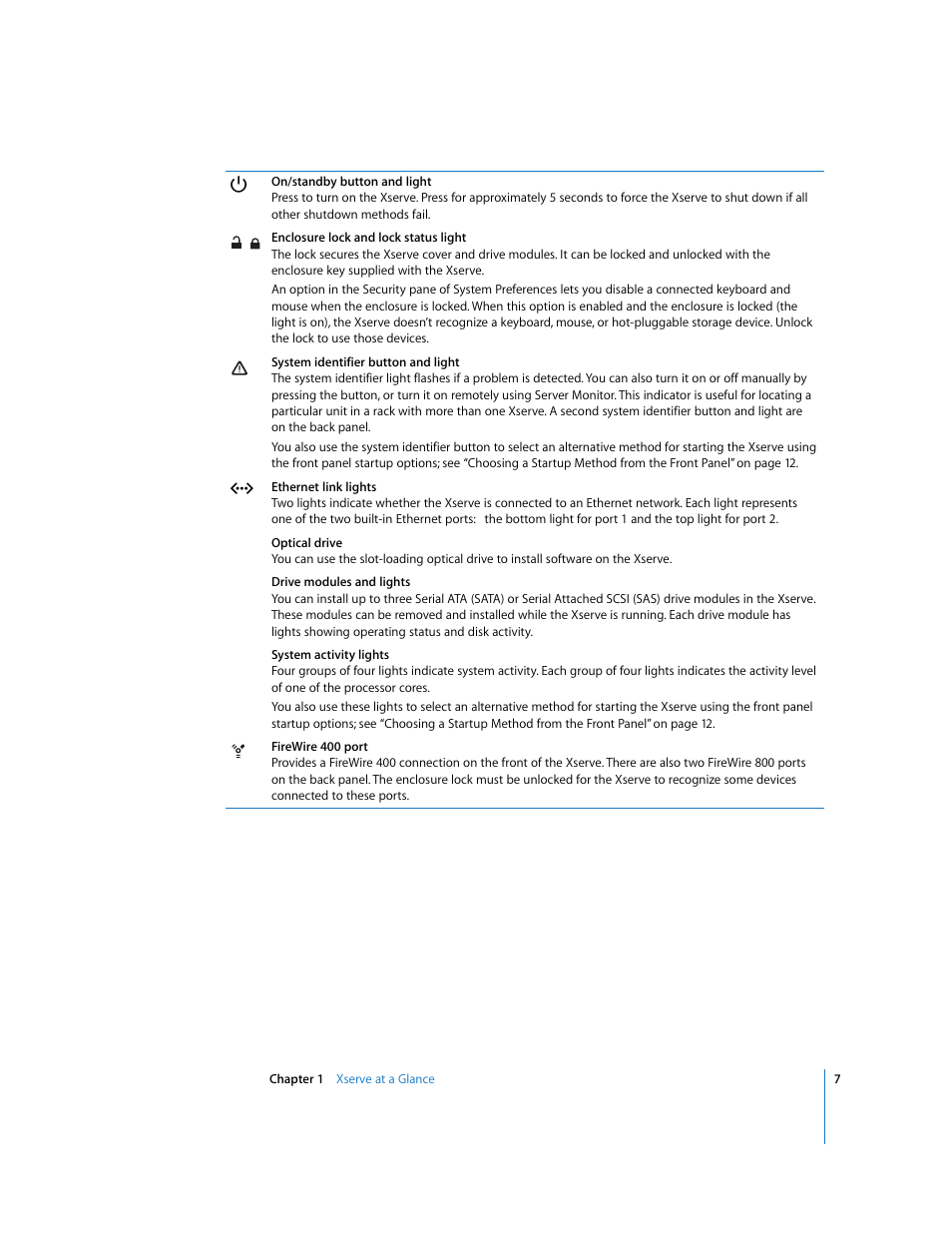 Apple Xserve Intel (Late 2006) User Manual | Page 7 / 29