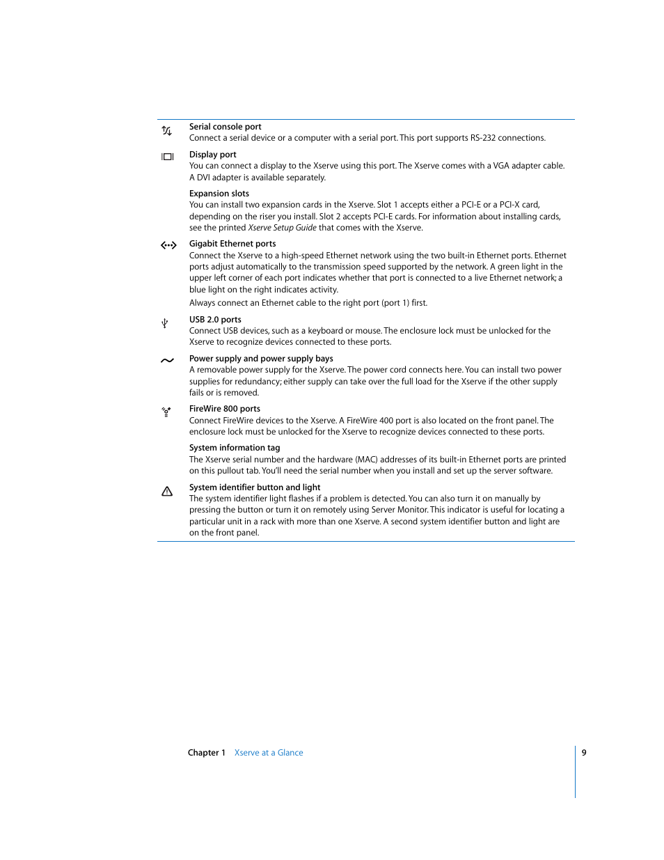 Apple Xserve Intel (Late 2006) User Manual | Page 9 / 29