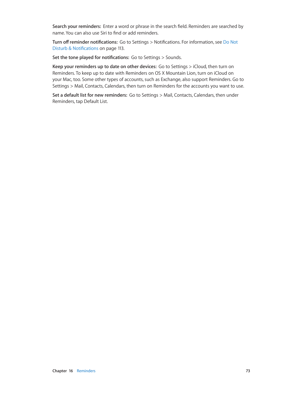 Apple iPad iOS 6.1 User Manual | Page 73 / 137