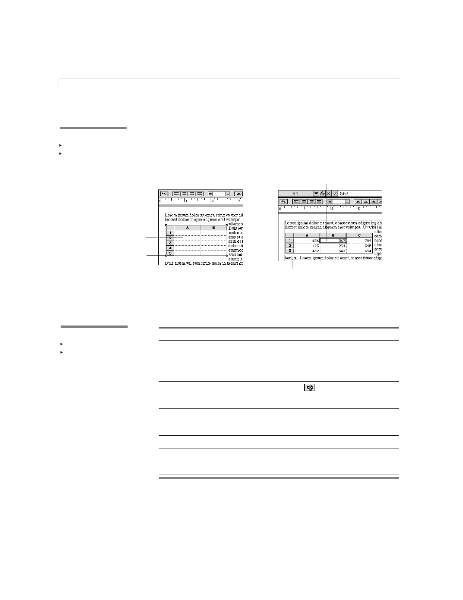 Working with spreadsheet frames | Apple AppleWorks 5 : Windows 95/NT 4.0 User Manual | Page 138 / 267