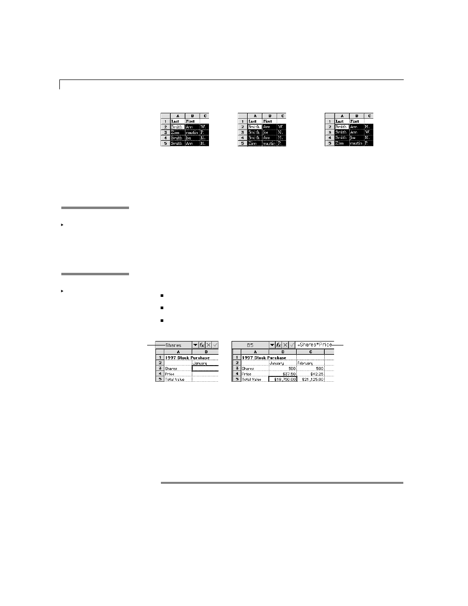 Naming cells and ranges | Apple AppleWorks 5 : Windows 95/NT 4.0 User Manual | Page 146 / 267