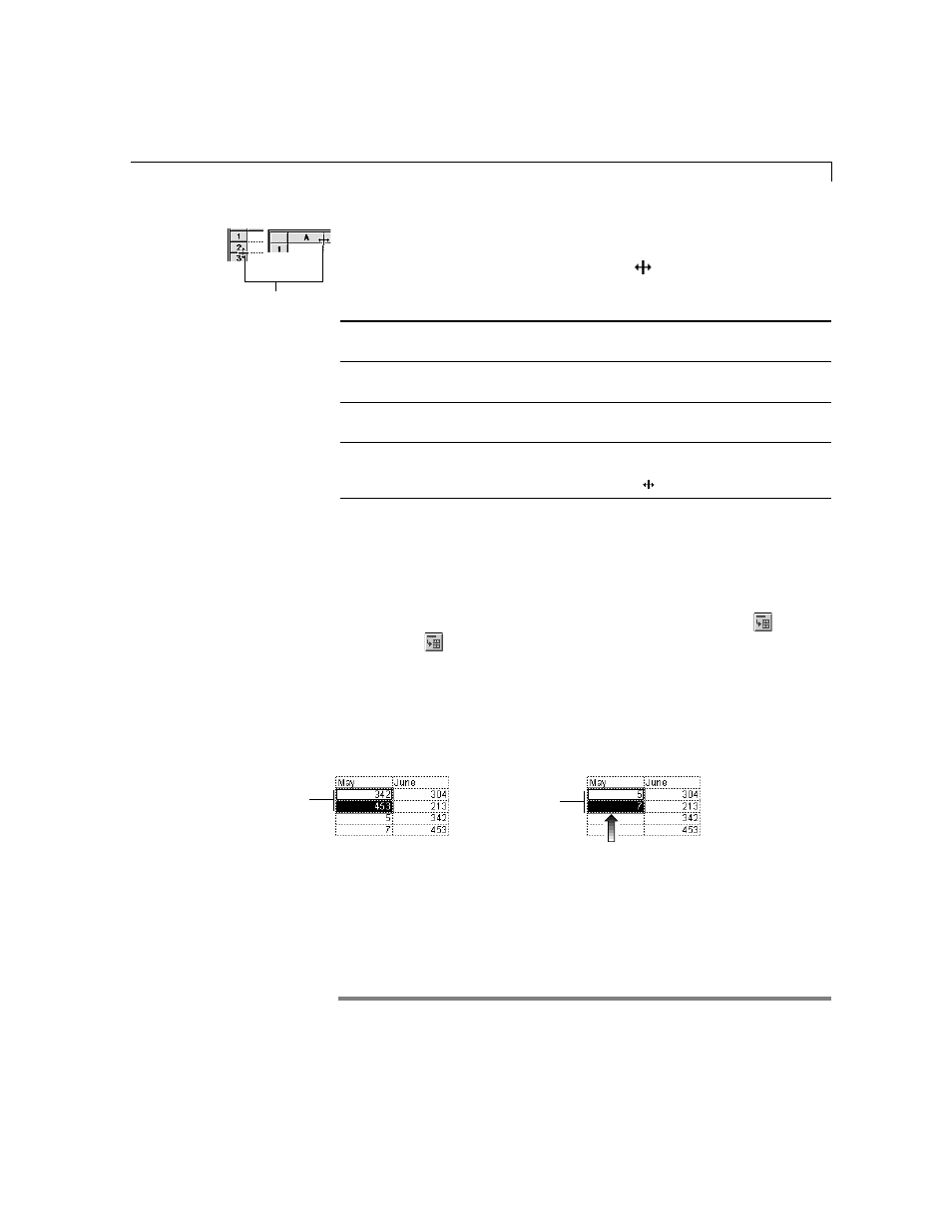 Inserting and deleting cells, rows, and columns | Apple AppleWorks 5 : Windows 95/NT 4.0 User Manual | Page 151 / 267